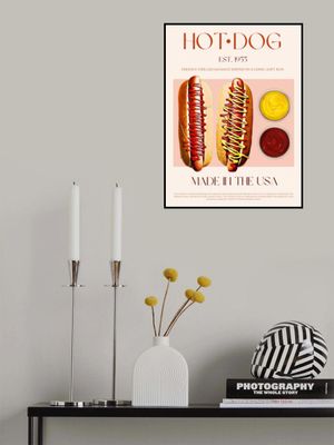 Hot Dogs with Mustard and Ketchup