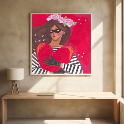 Portrait woman you stole my heart