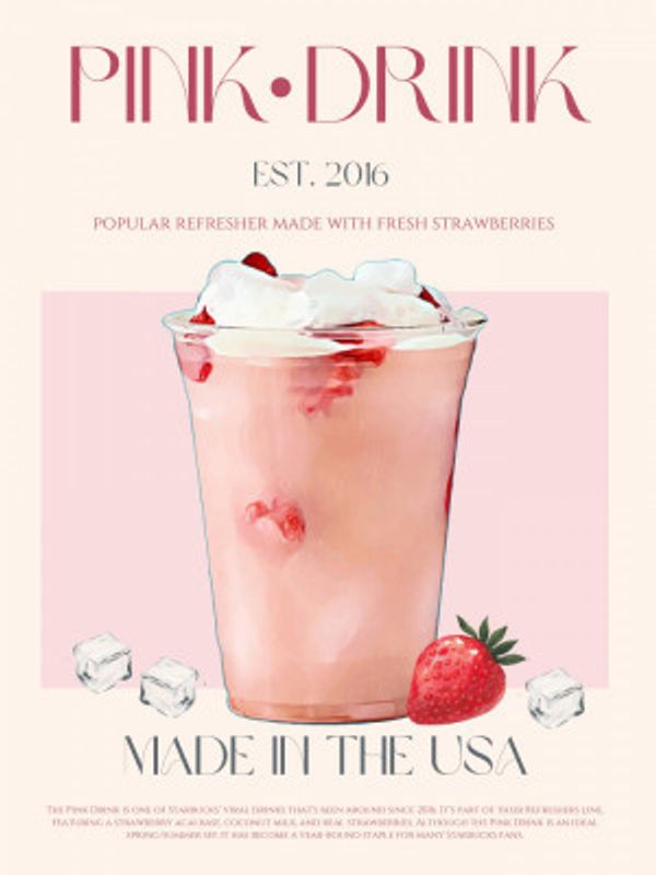 Pink Drink Print