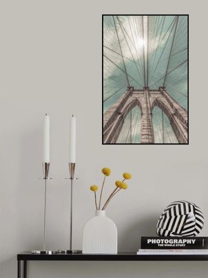 NEW YORK CITY Brooklyn Bridge in Detail | urban vintage style