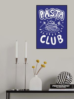 Poster Pasta Club Blue Up