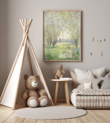 Woman Seated Under the Willows (1880)