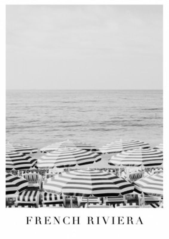 Frenchrivieratravelprintbw Ratioiso