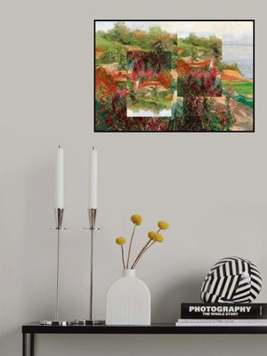modern landscape collage