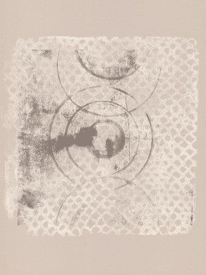 Zen Balance – Circular Forms in Taupe and Beige