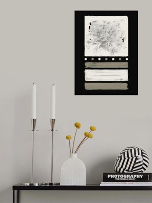 Midnight Cream Delight Abstraction