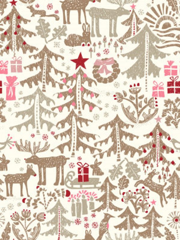 Black forest X-Mas Winter time pattern