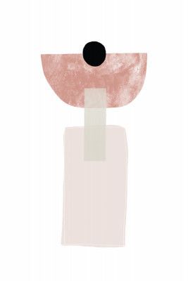 Geometric Shapes in Soft Earthy Tones