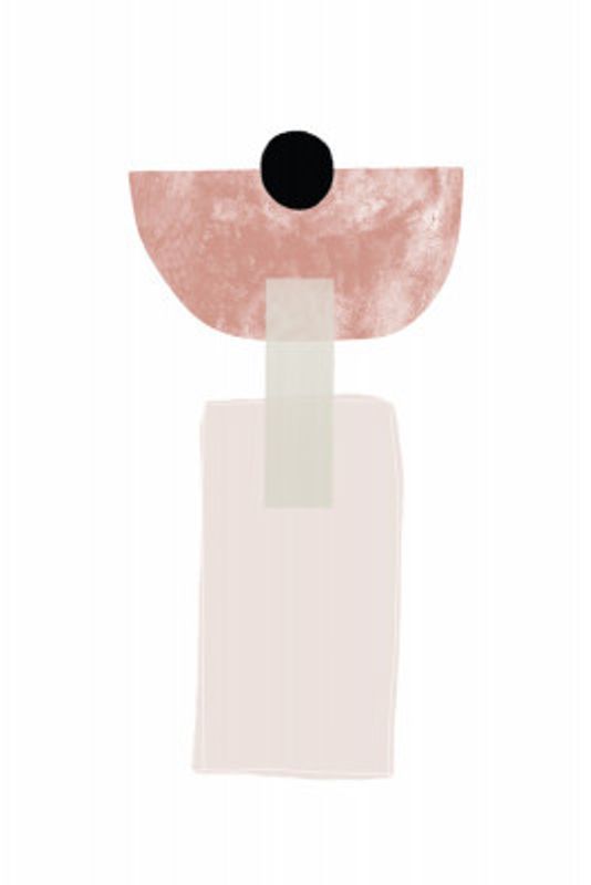 Geometric Shapes in Soft Earthy Tones