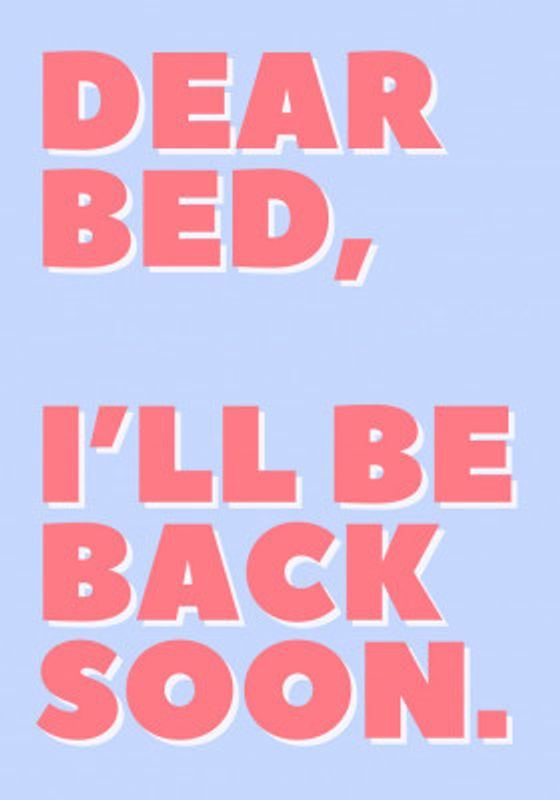 Letter to My Bed