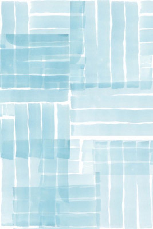 Light Blue Watercolour Grid Wash 1