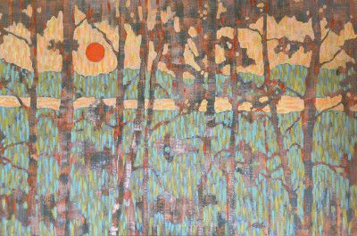 Through the Pine Branches