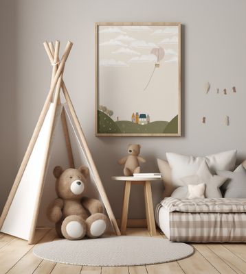 Pink Hot Air Balloon