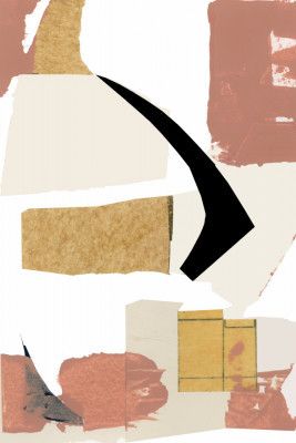 Neutral Abstract Shapes On White 1