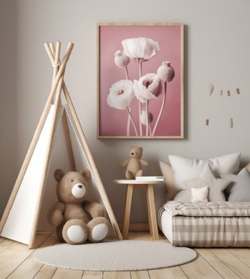 Soft Blooming Poppies