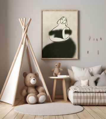 Minimalist Abstract Figure