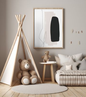 Black And Gray Shapes