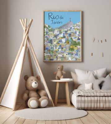 Rio De Janeiro, Brazil by Artist Carla Daly