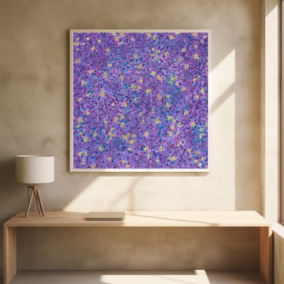 Expression of Vibrant Purple Hues