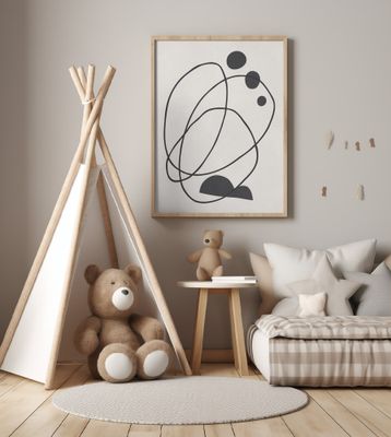 Expressionist forms and lines 9