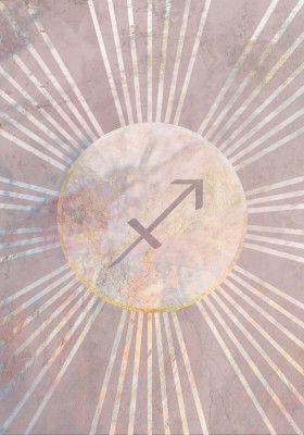 Sagittarius Boho Star Sign Sun