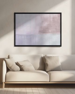 Pastel Painted Wall Mauve Pink