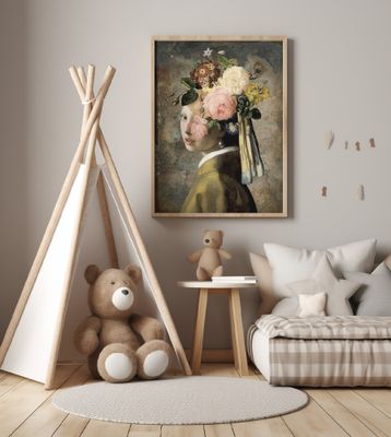 Girl with a Pearl Earring -  the Metallic Edition