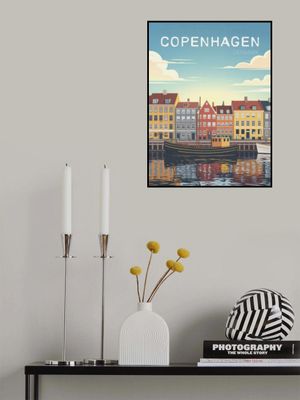 Copenhagen Travel Poster