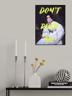 Don't Rush Me Bubble-Gum Art