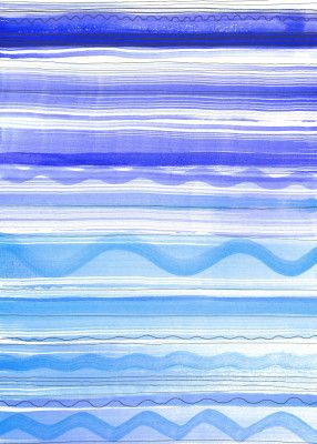 Blue Stripes and Waves