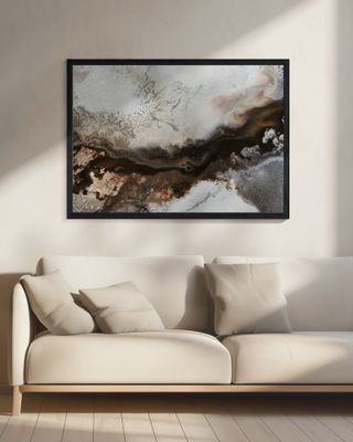 Rustic Abstract - Sepia Serendipity