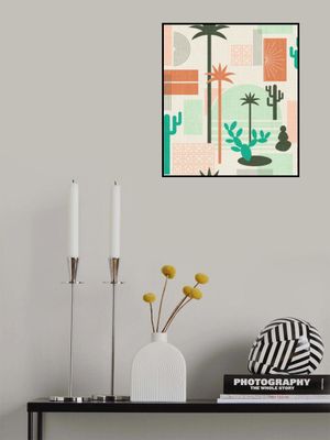 Palm Springs Geometric Escape Emerald