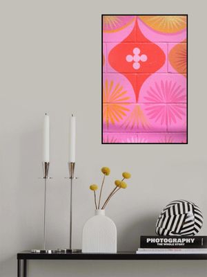 Las Vegas Wall Mural Pink