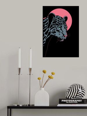 Leopard Under the Moon