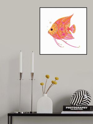 Patterned Angel Fish