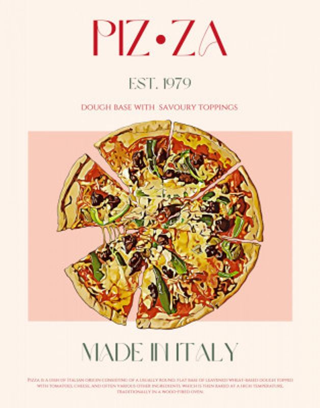 Slice of Italian Pizza