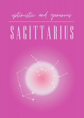 Sagittarius Zodiac Print Art