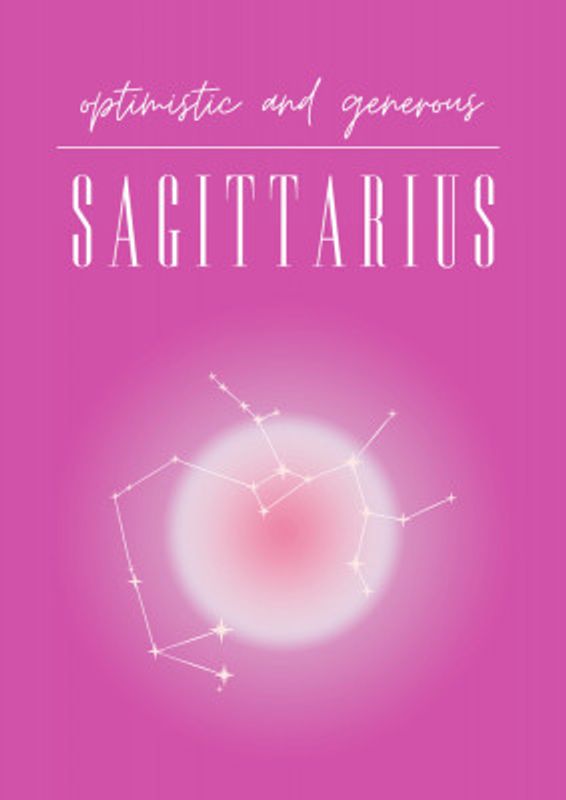 Sagittarius Zodiac Print Art