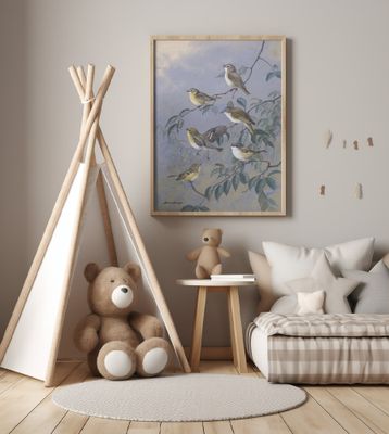 Vireos By Allan Brooks