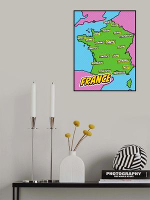Freance Pop Art Map