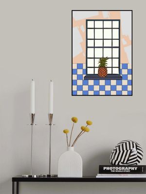 Stylized Pineapple Illustration