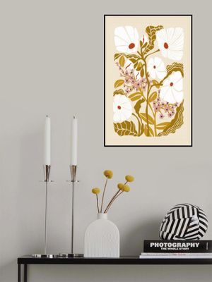 Klimt Flowers Earthy Colors