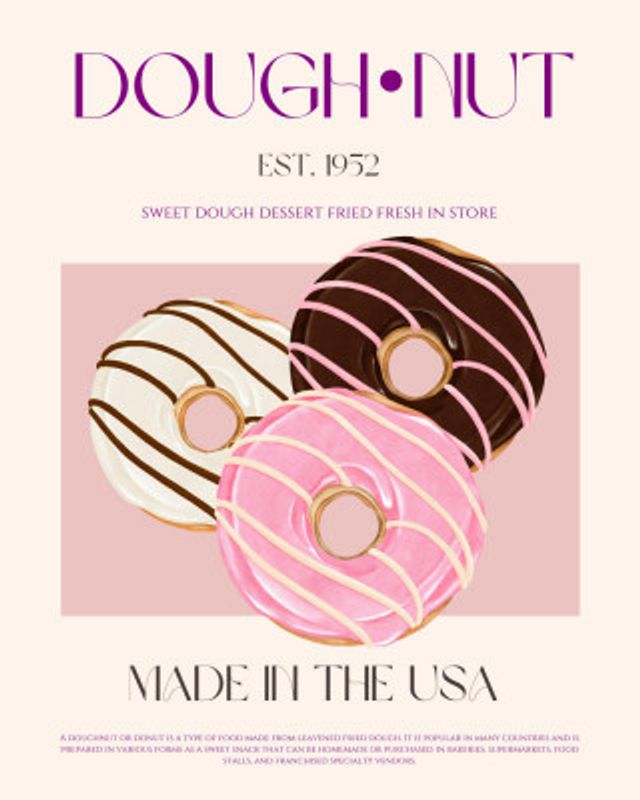 Doughnut Print