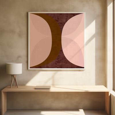 Modern Mocha Abstract Shapes 6