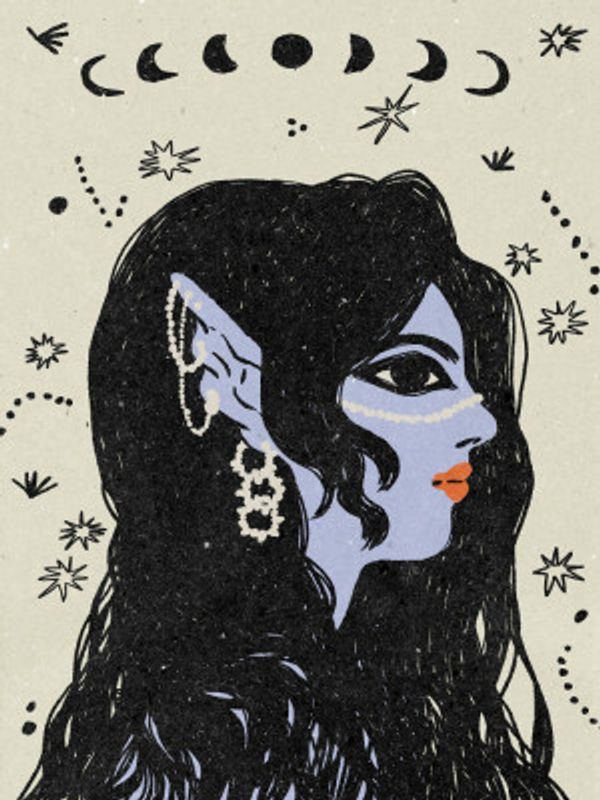 Portrait of a mermaid