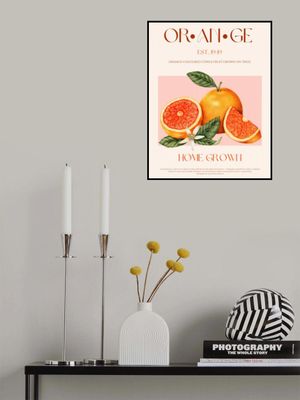 Vintage-themed With Vibrant Oranges