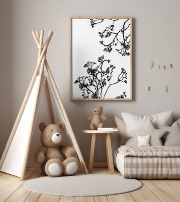 Blossom Trees Silhouette