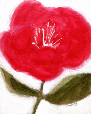 Floral In Red for Cierra