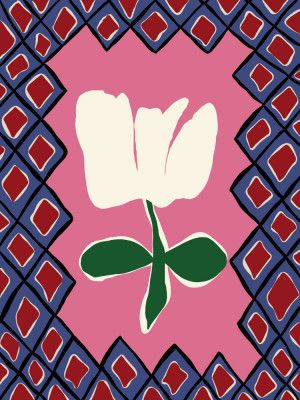 Petal plaid playtime I