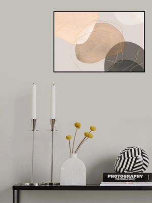 Soft Earth Tones with Gold Accents